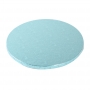 Cake drum redondo celeste metalizado 35cm Cake drum redondo celeste metalizado 35cm