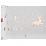 Camino de Mesa Navidad Encantada Rose Gold 3 mt Camino de Mesa Navidad Encantada Rose Gold 3 mt