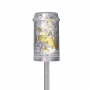 Push Up de confetti dorado y plateado 13 cm alto Push Up de confetti dorado y plateado 13 cm alto