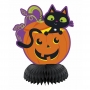 Centro de Mesa Gato Negro y Calabaza 3 ud Centro de Mesa Gato Negro y Calabaza 3 ud