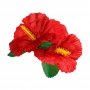 Clip para el Pelo Hawaiano Hibiscus Rojo