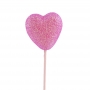 Corazón rosa para decorar tartas y dulces Corazón rosa para decorar tartas y dulces