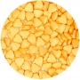 Corazones de Azúcar Color Oro 80 gr