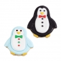 Cortador de galletas comfort grip Reno y pingüino