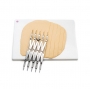 Cortador de masas ajustable con 5 cuchillas dobles Cortador de masas ajustable con 5 cuchillas dobles