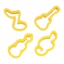 Cortadores para galletas Musicales 4 Unidades Cortadores para galletas Musicales 4 Unidades