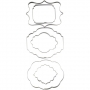 Cortadores para galletas Placas 6 Unidades Cortadores para galletas Placas 6 Unidades