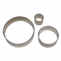 Cortadores Redondos Acero Inoxidable 3 ud Cortadores Redondos Acero Inoxidable 3 ud