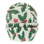 Cápsulas para cupcakes navideñas Holly & Berries Cápsulas para cupcakes navideñas Holly & Berries