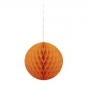 Decoración Colgante Nido de Abeja Naranja Decoración Colgante Nido de Abeja Naranja