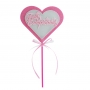 Decoración Corazón Feliz Cumpleaños Rosa Decoración Corazón Feliz Cumpleaños Rosa