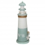 Decoración de un faro de madera con detalles marineros de 28 cm Decoración de un faro de madera con detalles marineros de 28 cm