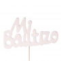 Decoración para Tartas Mi Bautizo Blanco - My Karamelli Decoración para Tartas Mi Bautizo Blanco - My Karamelli