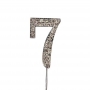 Decoración para Tartas Número 7 Diamante Decoración para Tartas Número 7 Diamante