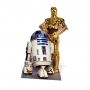 Decoración Photocall R2-D2 y C3-PO 180 cm