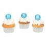 Decoraciones Bolas de Chocolate Azul Decoraciones Bolas de Chocolate Azul