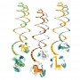 Decoración Colgante Animales de la Selva 60 cm 6 ud Decoración Colgante Animales de la Selva 60 cm 6 ud