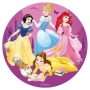 Disco de azúcar para tartas de las Princesas Disney de 16 cm Disco de azúcar para tartas de las Princesas Disney de 16 cm