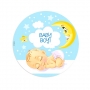 Disco de Oblea Baby Boy Modelo B 20 cm
