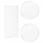 Pack 2 Discos Acrílicos Bordes Perfectos 21 cm + Scrapper Alisador Pack 2 Discos Acrílicos Bordes Perfectos 21 cm + Scrapper Alisador