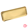 Bandeja Rectangular Dorada 34 x 12 cm - Pastkolor Bandeja Rectangular Dorada 34 x 12 cm - Pastkolor