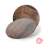 Base Redonda Madera Oscura - 20 cm x 3 mm Grosor Base Redonda Madera Oscura - 20 cm x 3 mm Grosor