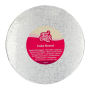 Base Redonda Plateada 25 cm - Funcakes Base Redonda Plateada 25 cm - Funcakes