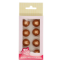 Bolas de Chocolate Bronce / Oro 8 ud Funcakes Bolas de Chocolate Bronce / Oro 8 ud Funcakes