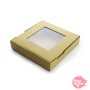 Caja para Galletas Kraft con Ventana 17 x 3,5 cm Caja para Galletas Kraft con Ventana 17 x 3,5 cm