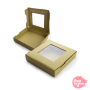 Caja para Galletas Kraft con Ventana 17 x 3,5 cm Caja para Galletas Kraft con Ventana 17 x 3,5 cm