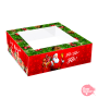 Caja para Roscon de Reyes Roja 24 cm