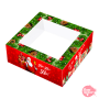 Caja para Roscón de Reyes Roja 33 cm Caja para Roscón de Reyes Roja 33 cm