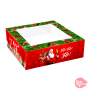Caja para Roscón de Reyes Roja 33 cm Caja para Roscón de Reyes Roja 33 cm