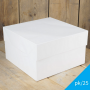 Caja para Tarta Blanca 30 cm 25 ud - Funcakes Caja para Tarta Blanca 30 cm 25 ud - Funcakes