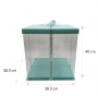 Caja Para Tarta Deluxe Azul - 38,5 X 40 Cm Caja Para Tarta Deluxe Azul - 38,5 X 40 Cm