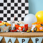 Cajas de Papel para Snacks Coches 3 ud - Partydeco Cajas de Papel para Snacks Coches 3 ud - Partydeco