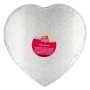 Cake drum corazón plateado 33 cm - Funcakes Cake drum corazón plateado 33 cm - Funcakes