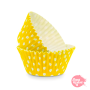 Cápsulas Cupcake Amarillas con Lunares - 24 Unidades Cápsulas Cupcake Amarillas con Lunares - 24 Unidades