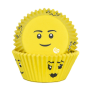 Capsulas Cupcake Caras Sonrientes 50 ud - House of Marie Capsulas Cupcake Caras Sonrientes 50 ud - House of Marie