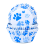 Capsulas Cupcake Huellas Azules 50 ud - House of Marie Capsulas Cupcake Huellas Azules 50 ud - House of Marie