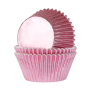 Cápsulas Cupcake Metalizadas Rosa Bebé 24 ud - House of Marie Cápsulas Cupcake Metalizadas Rosa Bebé 24 ud - House of Marie