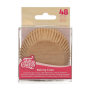 Cápsulas Cupcakes Marrón Kraft 48 ud - Funcakes Cápsulas Cupcakes Marrón Kraft 48 ud - Funcakes