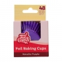 Cápsulas Cupcakes Papel Aluminio Púrpura Metálico 48 ud - Funcakes Cápsulas Cupcakes Papel Aluminio Púrpura Metálico 48 ud - Funcakes