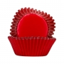 Cápsulas Cupcakes Papel Aluminio Rojo Metálico 48 ud - Funcakes Cápsulas Cupcakes Papel Aluminio Rojo Metálico 48 ud - Funcakes