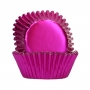 Cápsulas Cupcakes Papel Aluminio Rosa Metálico 48 ud Cápsulas Cupcakes Papel Aluminio Rosa Metálico 48 ud