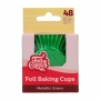 Cápsulas Cupcakes Papel Aluminio Verde Metálico 48 ud - Funcakes Cápsulas Cupcakes Papel Aluminio Verde Metálico 48 ud - Funcakes