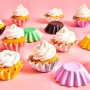 Cápsulas Cupcakes Bloom Verde Pastel 48 ud - Funcakes Cápsulas Cupcakes Bloom Verde Pastel 48 ud - Funcakes