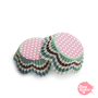 Cápsulas Cupcakes Rosa Dots - 50 Unidades Cápsulas Cupcakes Rosa Dots - 50 Unidades