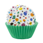 Cápsulas Mini Cupcake Triangulos Dots 100 ud - Wilton