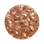 Copos Purpurina Comestible Oro Rosado 7 gr - Crystal Candy Copos Purpurina Comestible Oro Rosado 7 gr - Crystal Candy